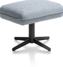 Oviedo poef / hocker met draaipoot of draadframe poot