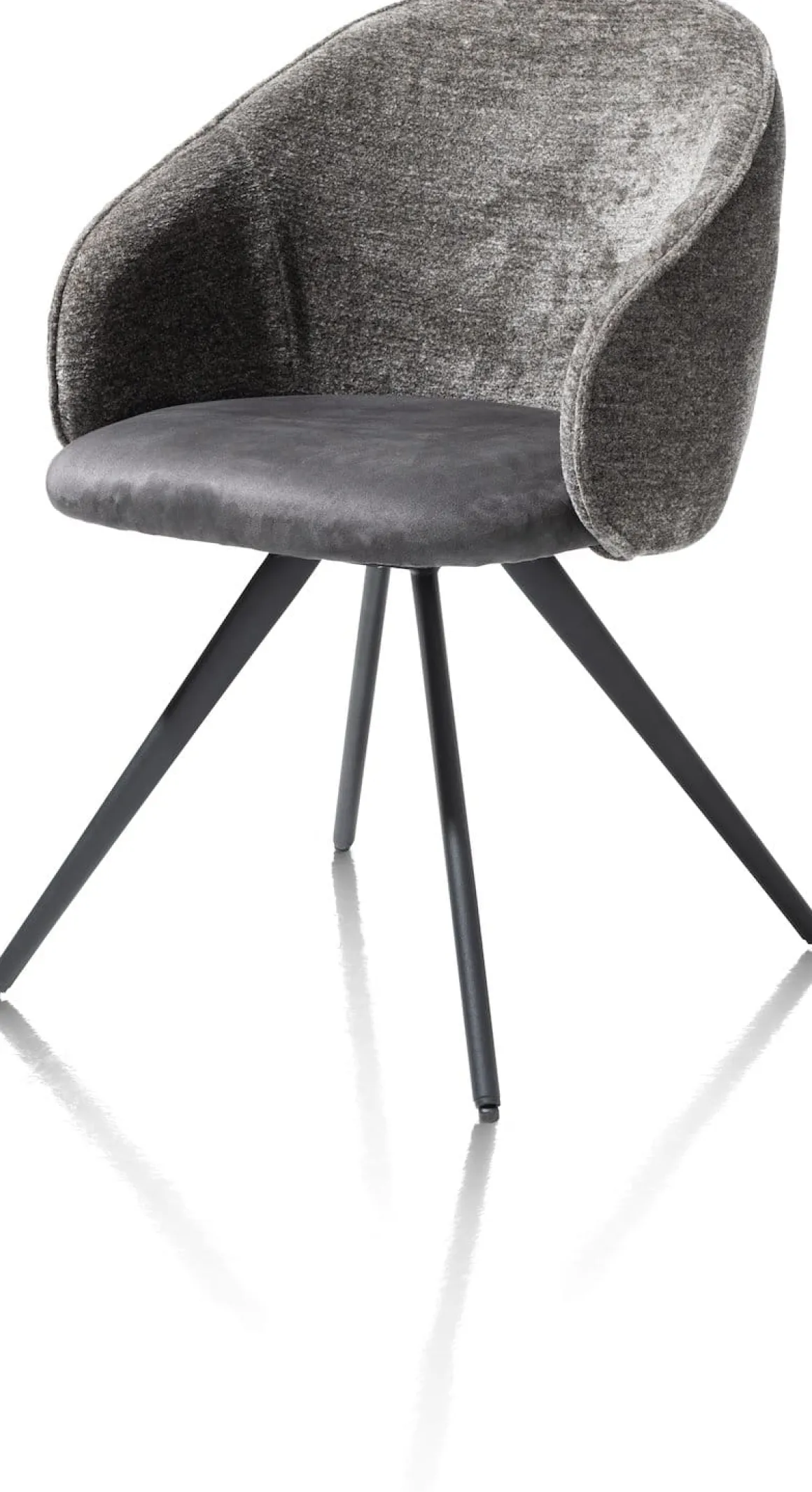 OWEN armstoel 4-poots zwart (ROB) - draaibaar - XOOON