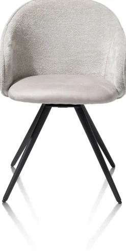 OWEN armstoel 4-poots zwart (ROB) - draaibaar - XOOON