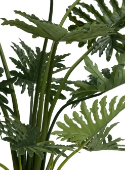 Philodendron Selloum kunstplant (H125cm) in de kleur Groen