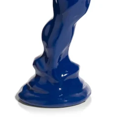 Rebecca abstracte kandelaar delfts blauw - COCOmaison