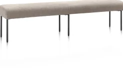 Reverso, eetkamerbank 200 cm zonder rug + pocket - selected choices