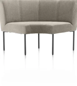 Reverso hoek voor eetkamerbank in de kleur Bruin - XOOON