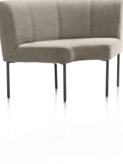 Reverso hoek voor eetkamerbank in de kleur Bruin - XOOON