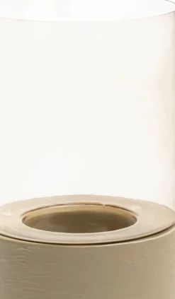 Reza windlicht (H84cm) in de kleur Taupe - COCOmaison