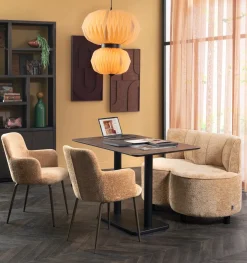 Roan fauteuil in de kleur Oker - COCOmaison