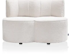 Roan 2-zitsbank in de kleur Creme - COCOmaison