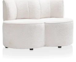 Roan 2-zitsbank in de kleur Creme - COCOmaison