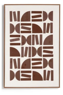 Rune schilderij 80x120cm in kleur Bruin shop je bij COCOmaison