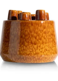Safia vaas H21cm in de kleur Bruin - COCOmaison