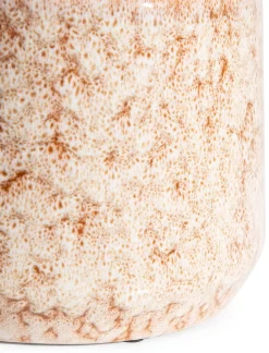 Safia vaas H21cm in de kleur Beige - COCOmaison