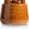 Safia vaas H15cm in de kleur Bruin - COCOmaison