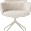 Sage, armstoel draaibaar - creme - stof Luton - Creme