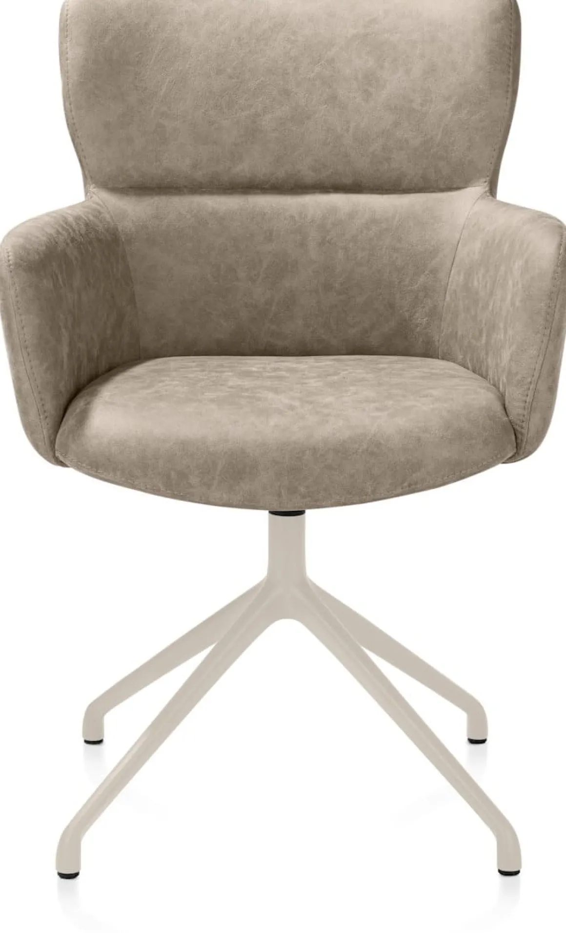 Sage, armstoel draaibaar - creme - stof Oregon - beige