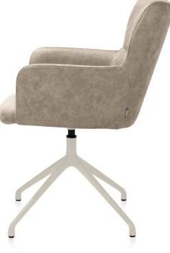 Sage, armstoel draaibaar - creme - stof Oregon - beige