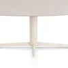 Saluti, EETKAMERTAFEL ELLIPS 210 X 105 CM. - CENTRALE POOT - CRÈME - Light sand