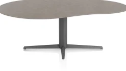 Saluti, EETKAMERTAFEL ORGANISCH 210 X 120 CM. - CENTRALE POOT - GRAPHIET - Lava