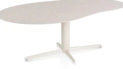 Saluti, EETKAMERTAFEL ORGANISCH 210 X 120 CM. - CENTRALE POOT - CRÈME - Light sand