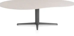 Saluti, EETKAMERTAFEL ORGANISCH 240 X 120 CM. - CENTRALE POOT - GRAPHIET - Light sand