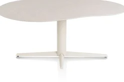 Saluti, EETKAMERTAFEL ORGANISCH 180 X 120 CM. - CENTRALE POOT - CRÈME - Light sand