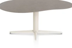 Saluti, EETKAMERTAFEL ORGANISCH 180 X 120 CM. - CENTRALE POOT - CRÈME - Lava