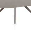 Saluti, EETKAMERTAFEL ORGANISCH 210 X 120 CM. - 4-POOTJES - STEELBROWN - Lava