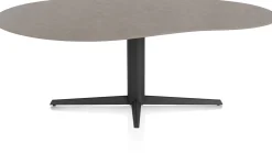 Saluti, EETKAMERTAFEL ORGANISCH 210 X 120 CM. - CENTRALE POOT - ROUGH OFF BL - Lava