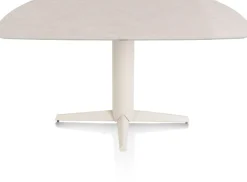 Saluti, EETKAMERTAFEL OVAAL 150 X 105 CM. - CENTRALE POOT - CRÈME - Light sand