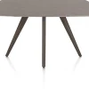 Saluti, EETKAMERTAFEL OVAAL 150 X 105 CM. - 4-POOTJES - STEELBROWN - Lava
