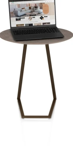 Salutina, laptop tafeltje - steelbrown