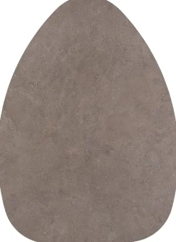 Salutina, slontafel 110 x 80 cm - 3 pootjes - steelbrown