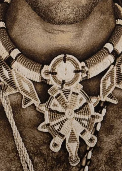 Samburu Warrior schilderij in de kleur Multi Color - COCOmaison