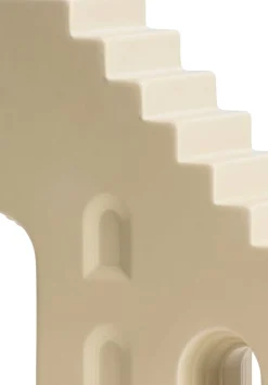 Skala kandelaar (H17.6cm) in de kleur Creme - COCOmaison