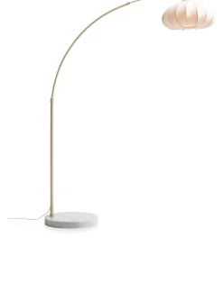 Skip vloerlamp (1*E27) in de kleur Beige - COCOmaison
