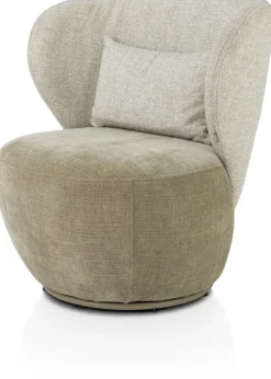 Solee fauteuil - draaibaar in de kleur Groen - XOOON