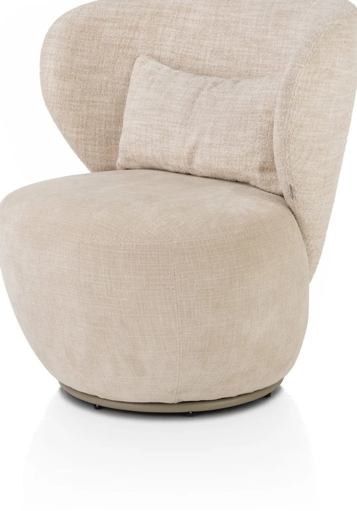 Solee fauteuil - draaibaar in de kleur Crème - XOOON