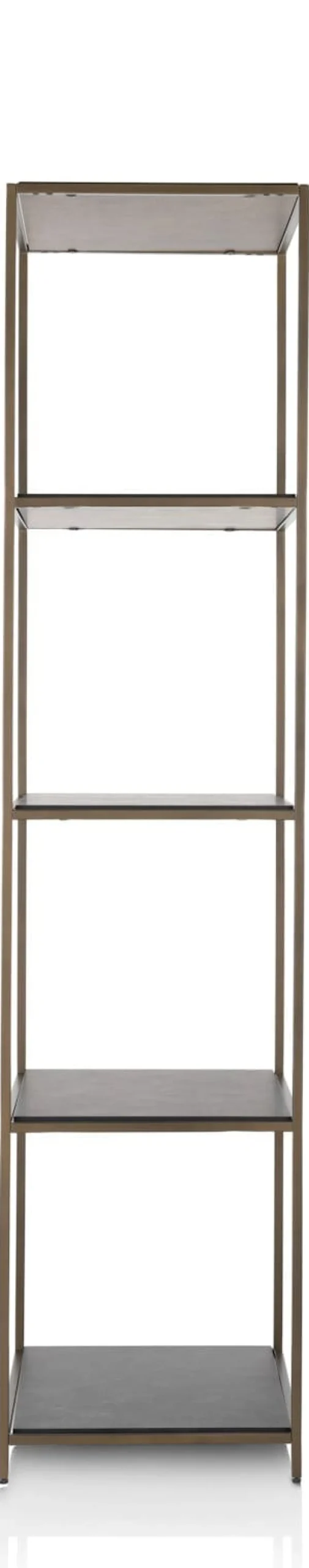 Stand up rek 45x50x193cm in de kleur Goud - COCOmaison