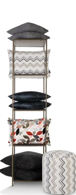 Stand up rek 45x50x193cm in de kleur Goud - COCOmaison