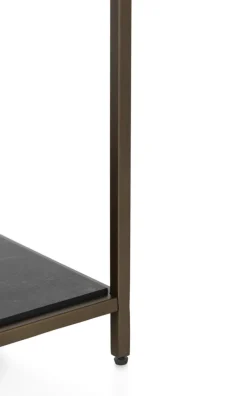 Stand up rek 45x50x193cm in de kleur Goud - COCOmaison