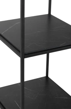 Stand up rek 45x50x193cm in de kleur Zwart - COCOmaison