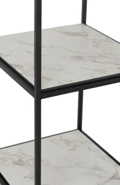 Stand up rek 45x50x193cm in de kleur Zwart - COCOmaison