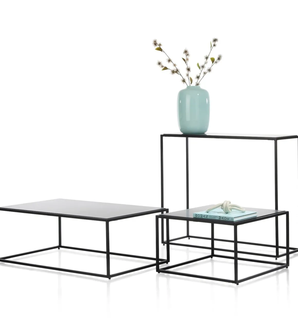 Stand Up salontafel in de kleur Zwart - COCOmaison