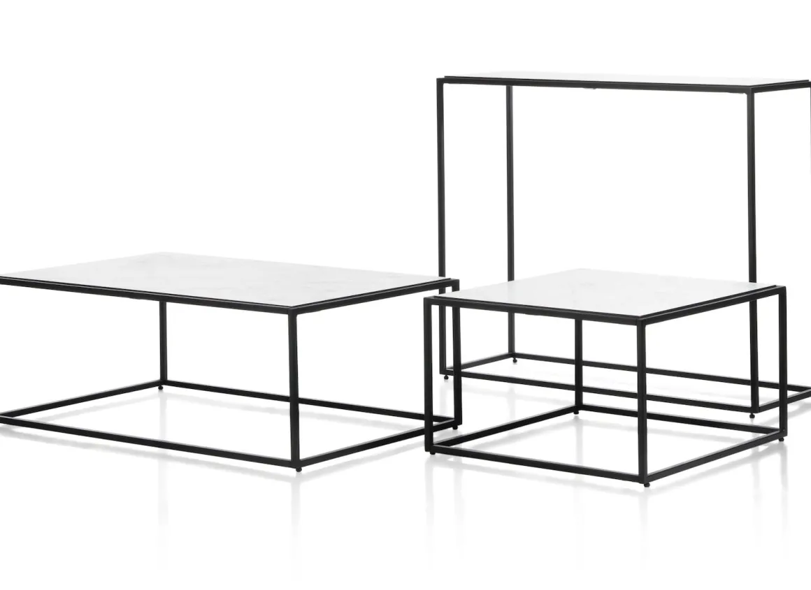 Stand Up salontafel in de kleur Zwart - COCOmaison