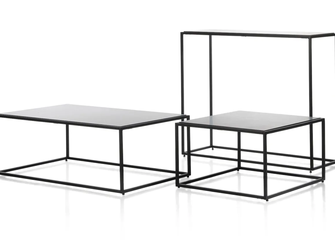 Stand Up salontafel in de kleur Zwart - COCOmaison