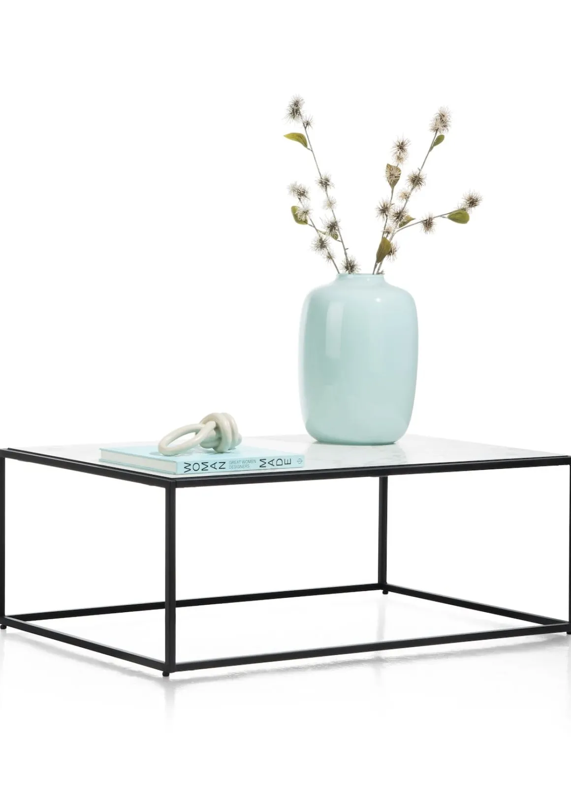 Stand Up salontafel in de kleur Zwart - COCOmaison