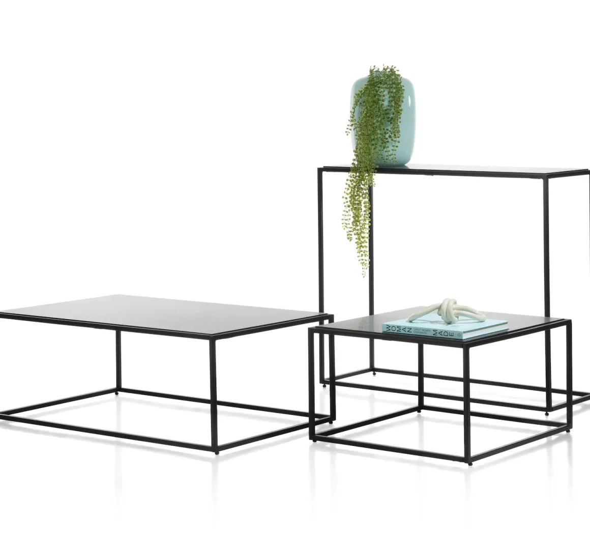 Stand Up salontafel in de kleur Zwart - COCOmaison