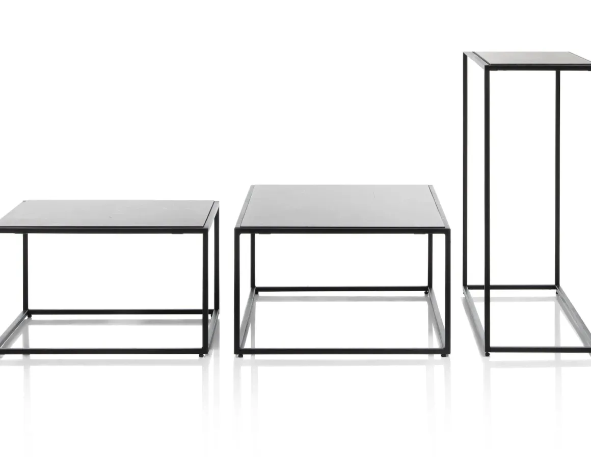 Stand Up salontafel in de kleur Zwart - COCOmaison