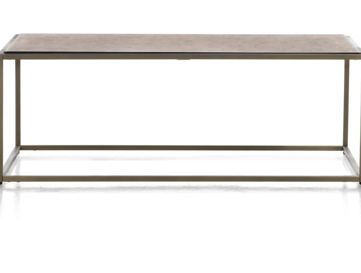 Stand Up salontafel in de kleur Goud - COCOmaison