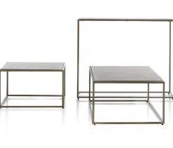 Stand Up salontafel in de kleur Goud - COCOmaison