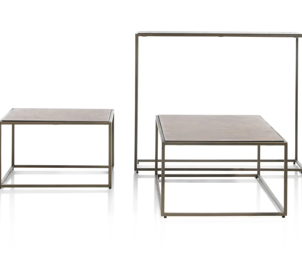 Stand Up salontafel in de kleur Goud - COCOmaison